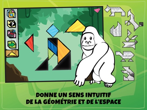 Screenshot #4 pour Puzzles Tangrams Pour Enfants: Animaux Sauvages
