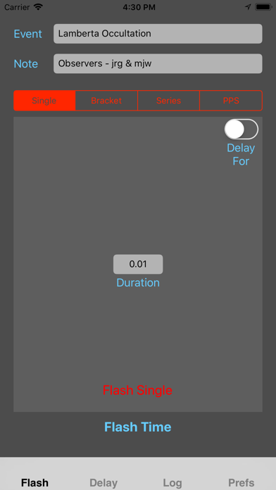 Screenshot #1 pour AstroFlashTimer