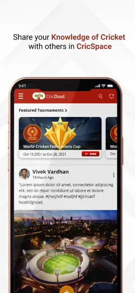 Game screenshot CricDost - Cricket Scoring App hack