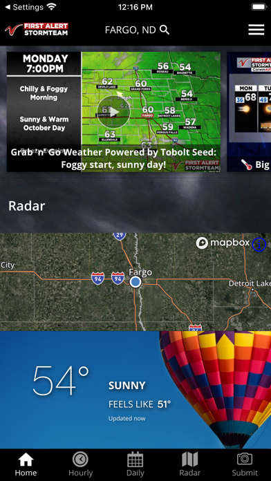 VNL Weather Screenshot