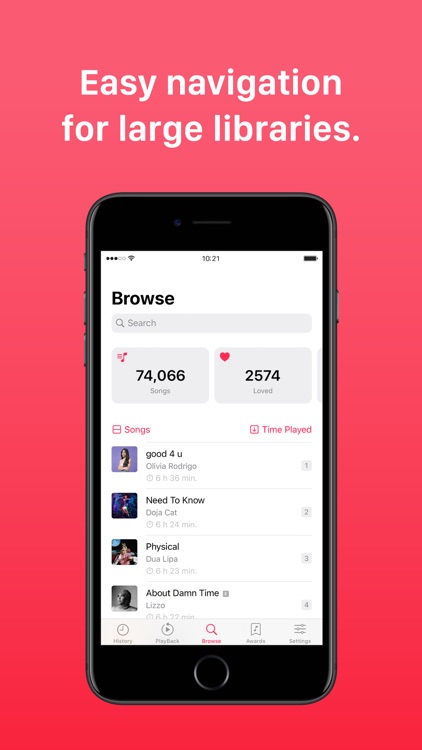 PlayTally: Apple Music Stats screenshot-3