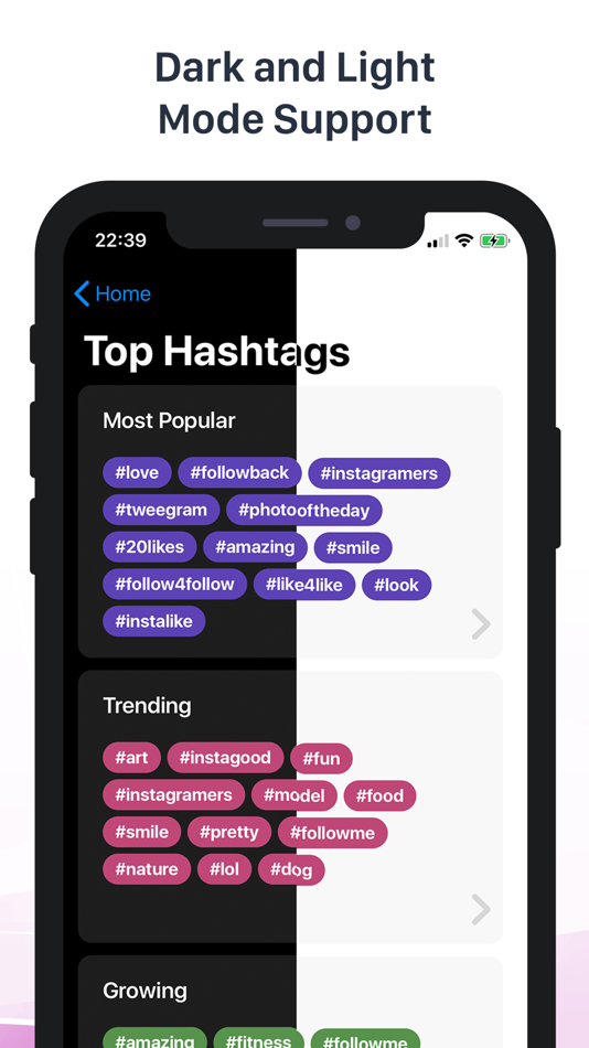 #6. Hashtag Generator Pro+ (iOS) Podle: Cod3.io GmbH