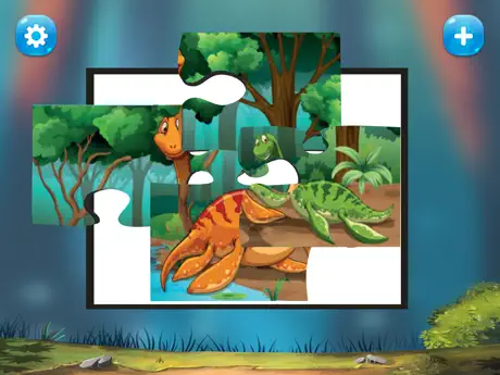 dinosaur puzzle toddlers learning game