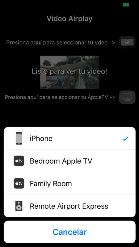 AirPlay Rápido - Para ver tus videos desde iPhone screenshot 3 of 4