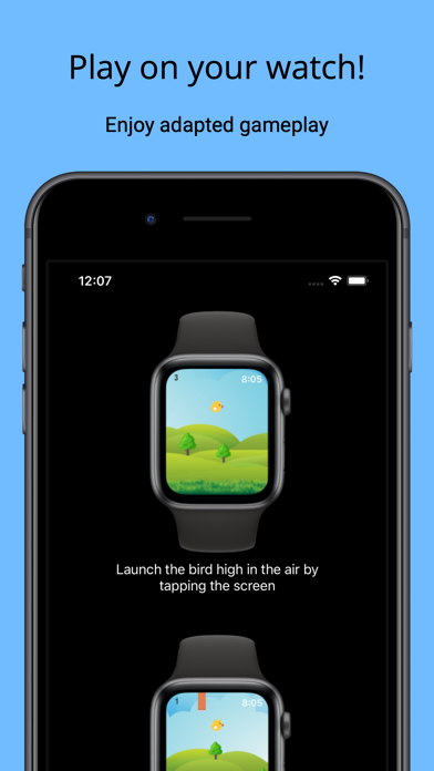 Flappy Chick: Bird on wrist screenshot 1