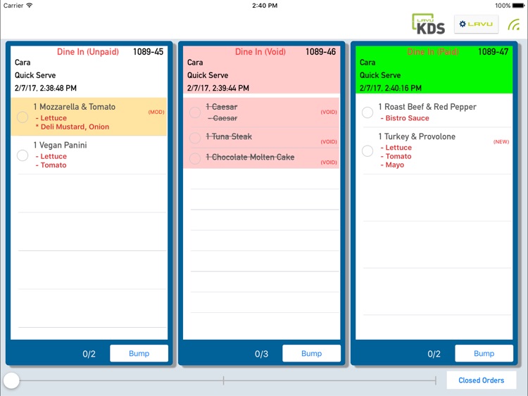 Lavu KDS screenshot-3