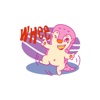 Mele Is A Pink Pangolin stickers by caroline G
