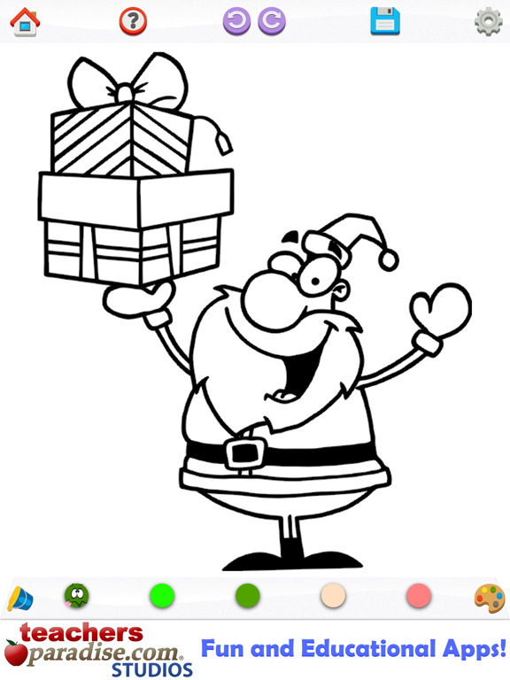 Christmas Coloring - Coloring Book for Kids iPad screenshot 5 - Games app