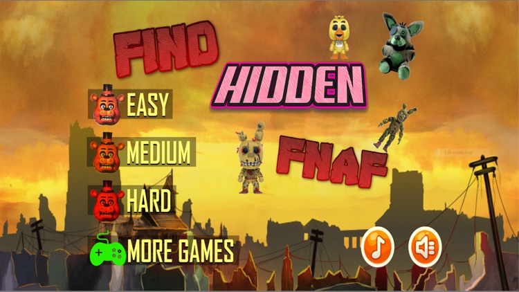 Find Hidden FNAF Object For Five Nights at Freddy