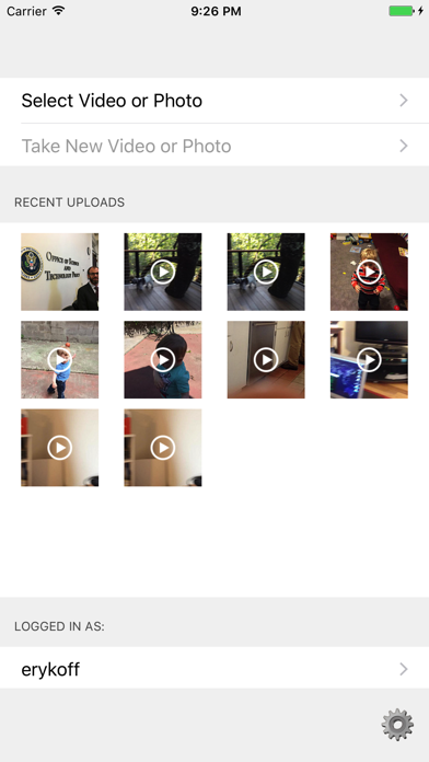 Screenshot #1 pour FVidUp - Flickr Video and Photo Uploader