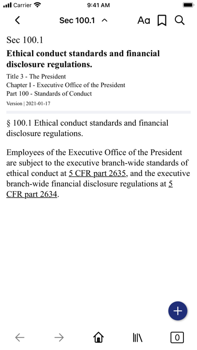 CFR 3 - The President Screenshot