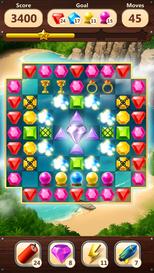 #3. Jewels Planet - Match 3 Game (iOS) 由: Teskin LTD