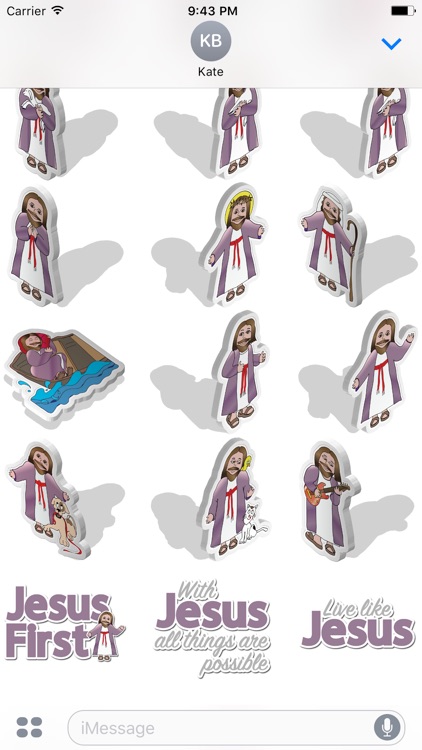 Jesus Emoji Christian Sticker App