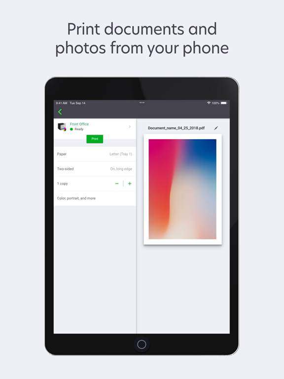 Lexmark Print iPad screenshot 3 - Productivity app