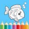 Fish Coloring Book: Color & Draw Sea Animals