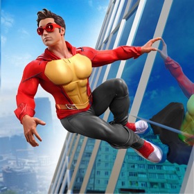 ภาพหน้าจอ (4) Super Hero Flying Fighter Game