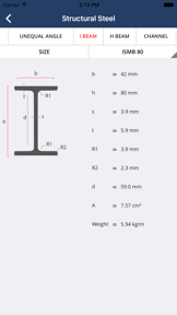 Metal Steel Calculator screenshot