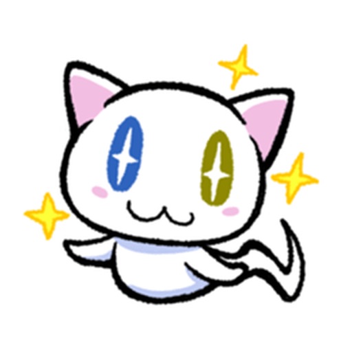 Cute Ghost Cat Stickers Pack icon