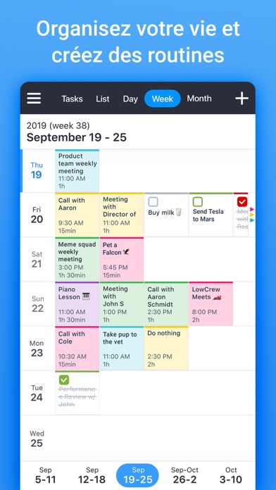 Screenshot #2 pour Calendars – agenda et rappels