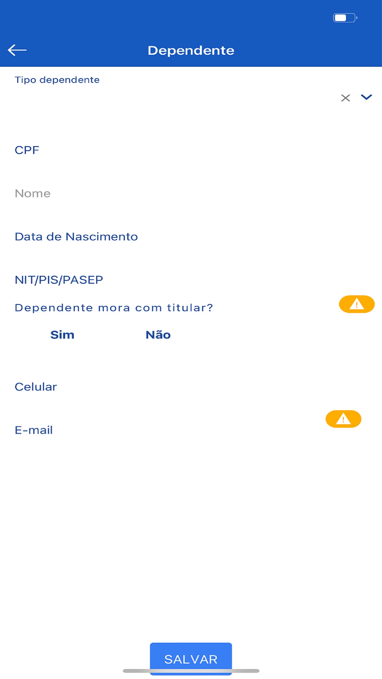 Screenshot do app Meu Imposto de Renda