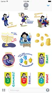 How to cancel & delete the mensch on a bench stickers 2