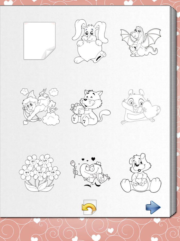 Valentines Coloring Book