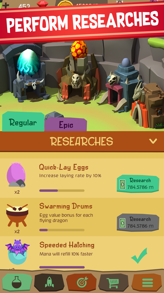 #4. Tiny Dragons - Clicker Game (iOS) 作者: Mindstorm Studios