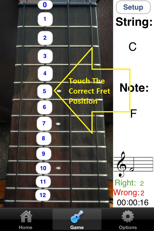 Ukulele Fretboard Addict Lite screenshot 3