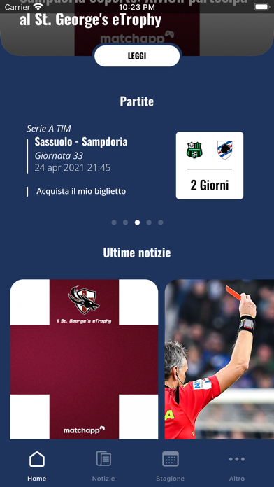 U.C. Sampdoria App Ufficiale Screenshot