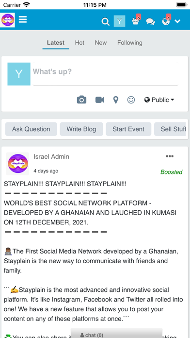 Stayplain – Social Network Screenshot
