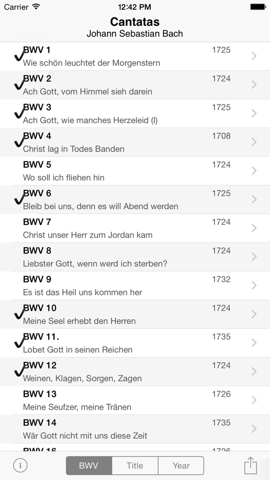 Bach Cantatas - 3.1 - (iOS)