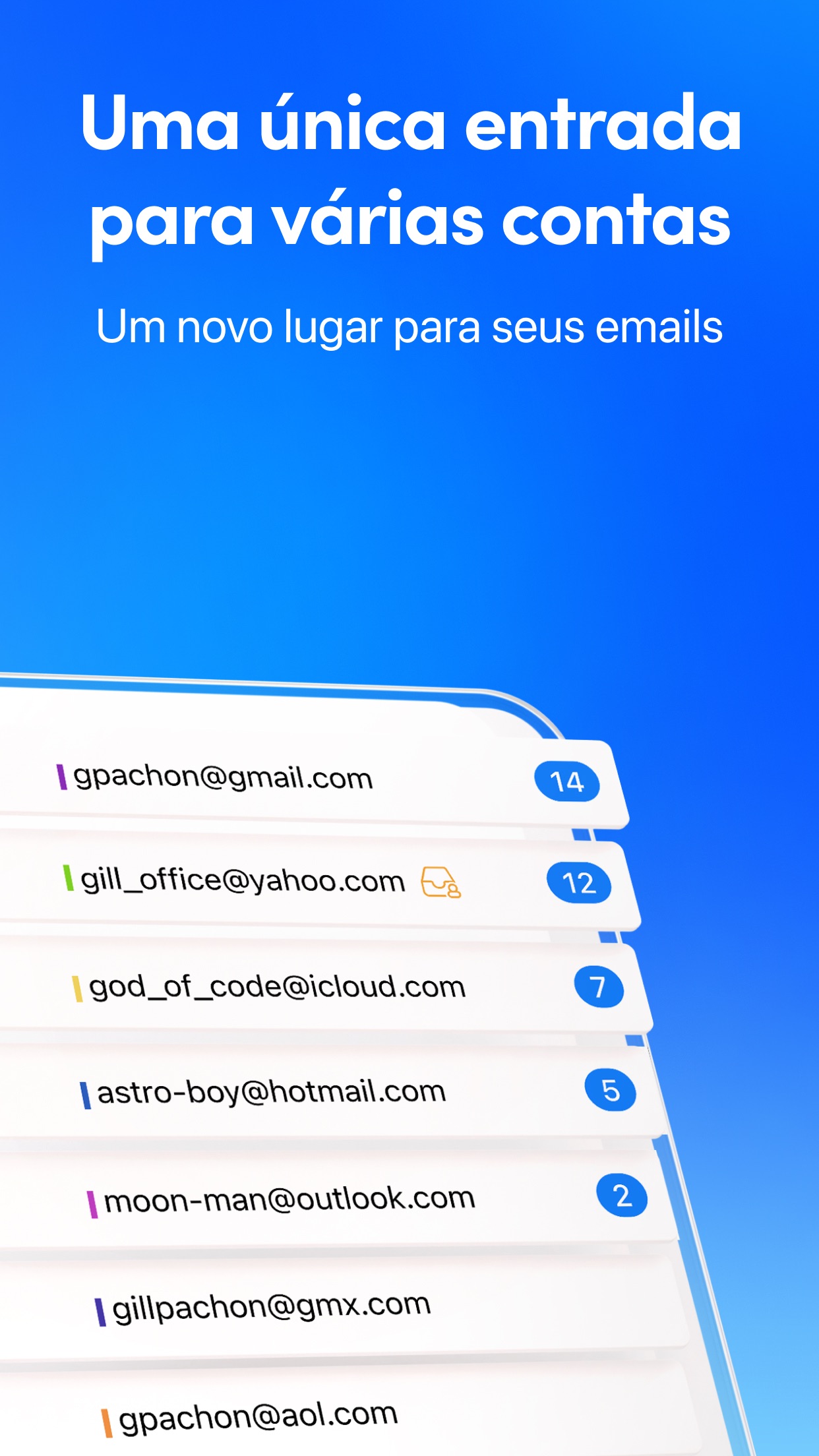 Screenshot do app Spark Mail: E-mail com IA