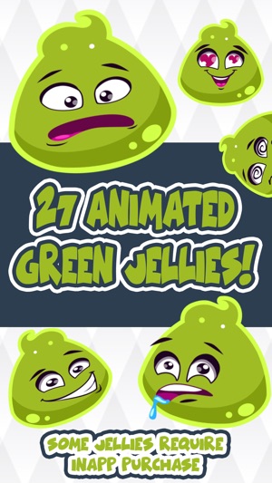 Green Jelly Cute Sticker Pack for Messag