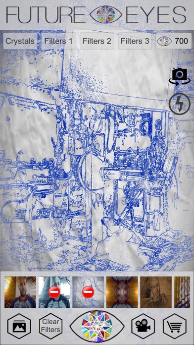 Screenshot #2 pour Future Eyes - Crystal Photo App