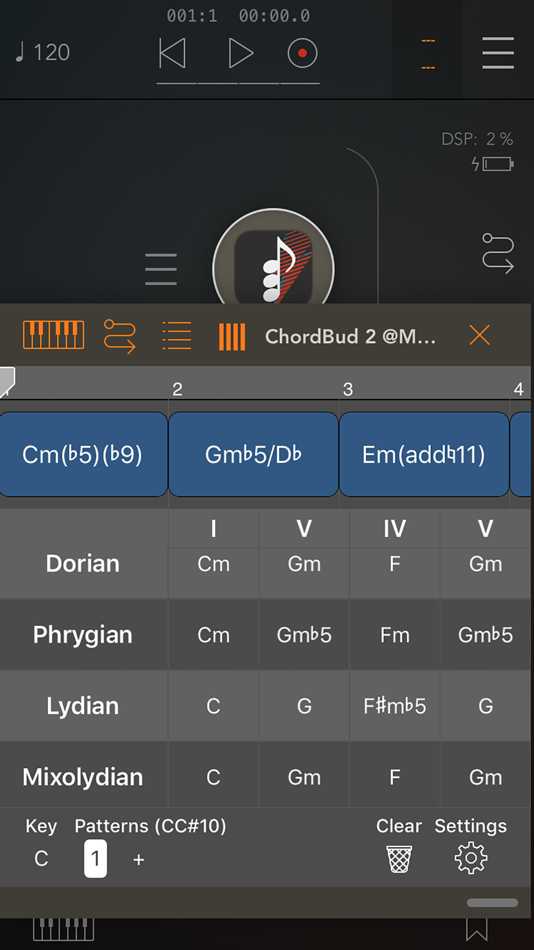 #1. ChordBud 2 AUv3 MIDI Sequencer (iOS) 由: Cem Olcay