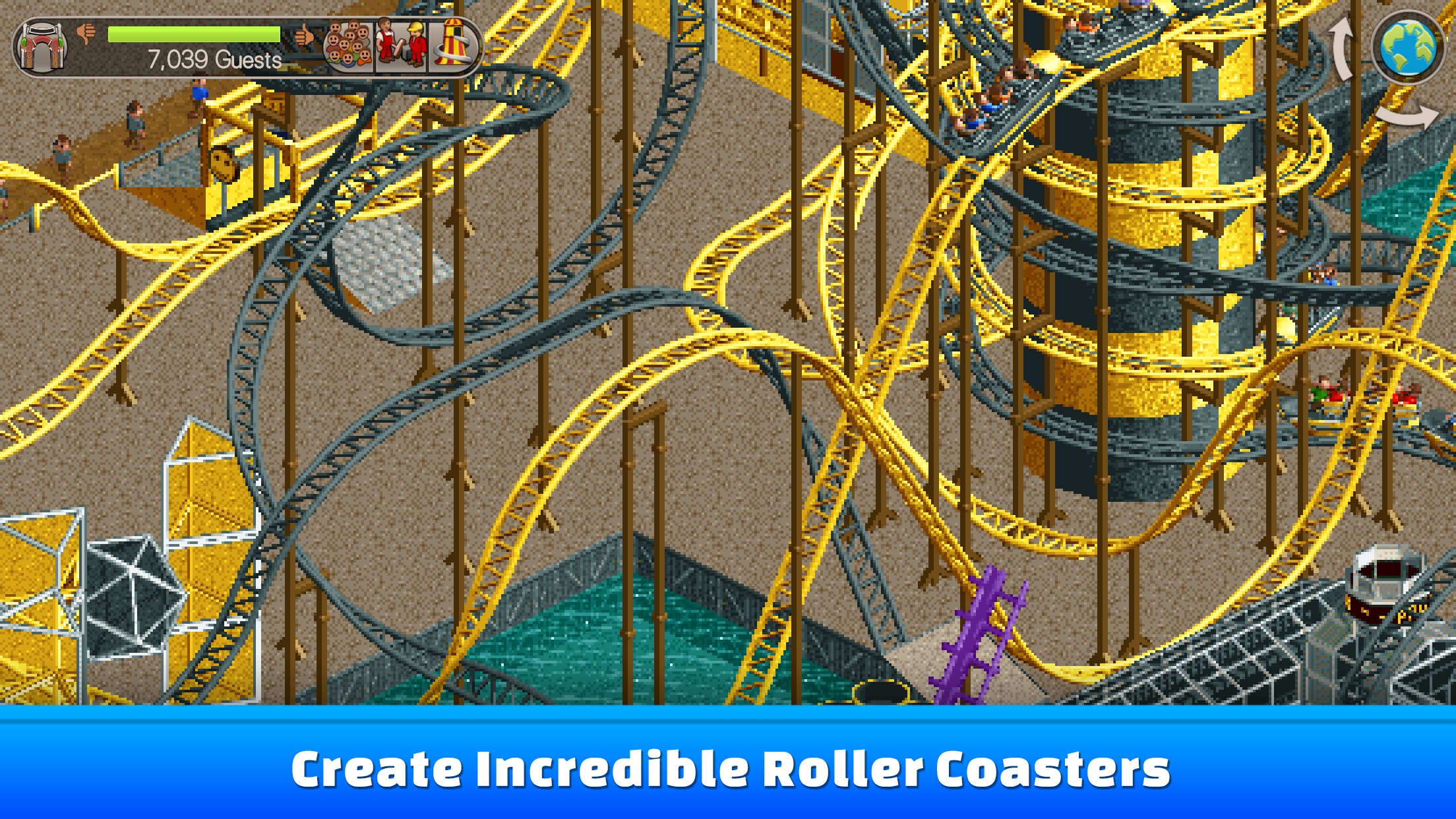 Screenshot do app RollerCoaster Tycoon® Classic