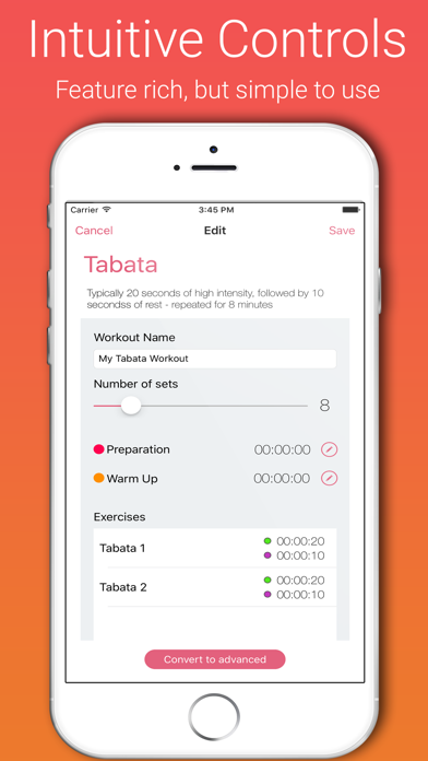 TimeMe Pro-Exercise Interval timer for HIIT/Tabataのおすすめ画像1