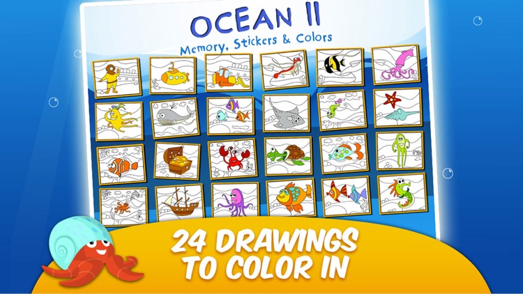 Toddler & Kids Learning Games Age 3+ Free: Ocean 2