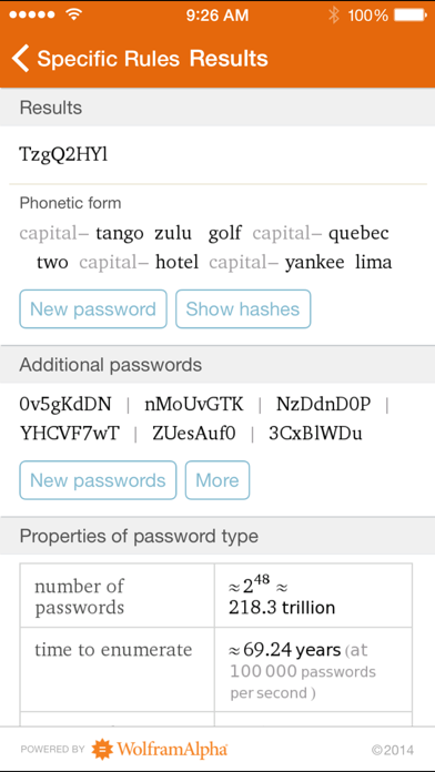 Wolfram Password Generator Reference Appのおすすめ画像4