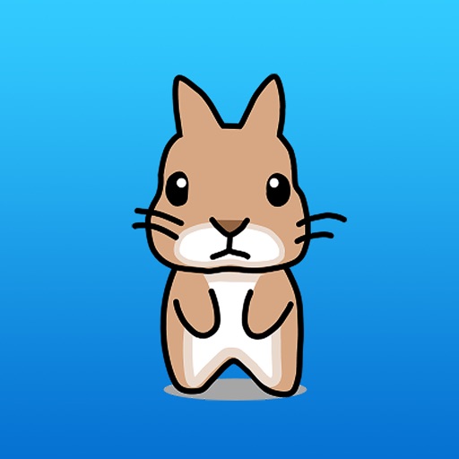 Calm Bunny Mocchi Stickers for iMessage icon
