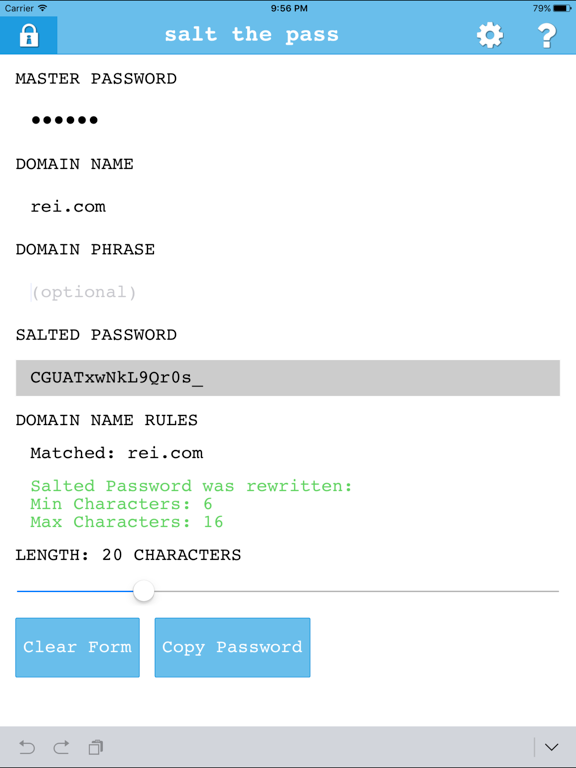 Screenshot #5 pour SaltThePass