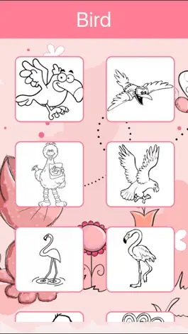 Game screenshot Bird Coloring Book for Kids: Learn to color & draw hack