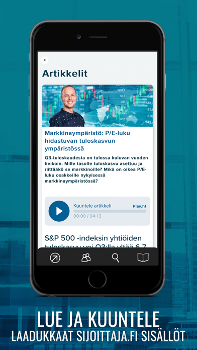 SijoittajaApp Screenshot