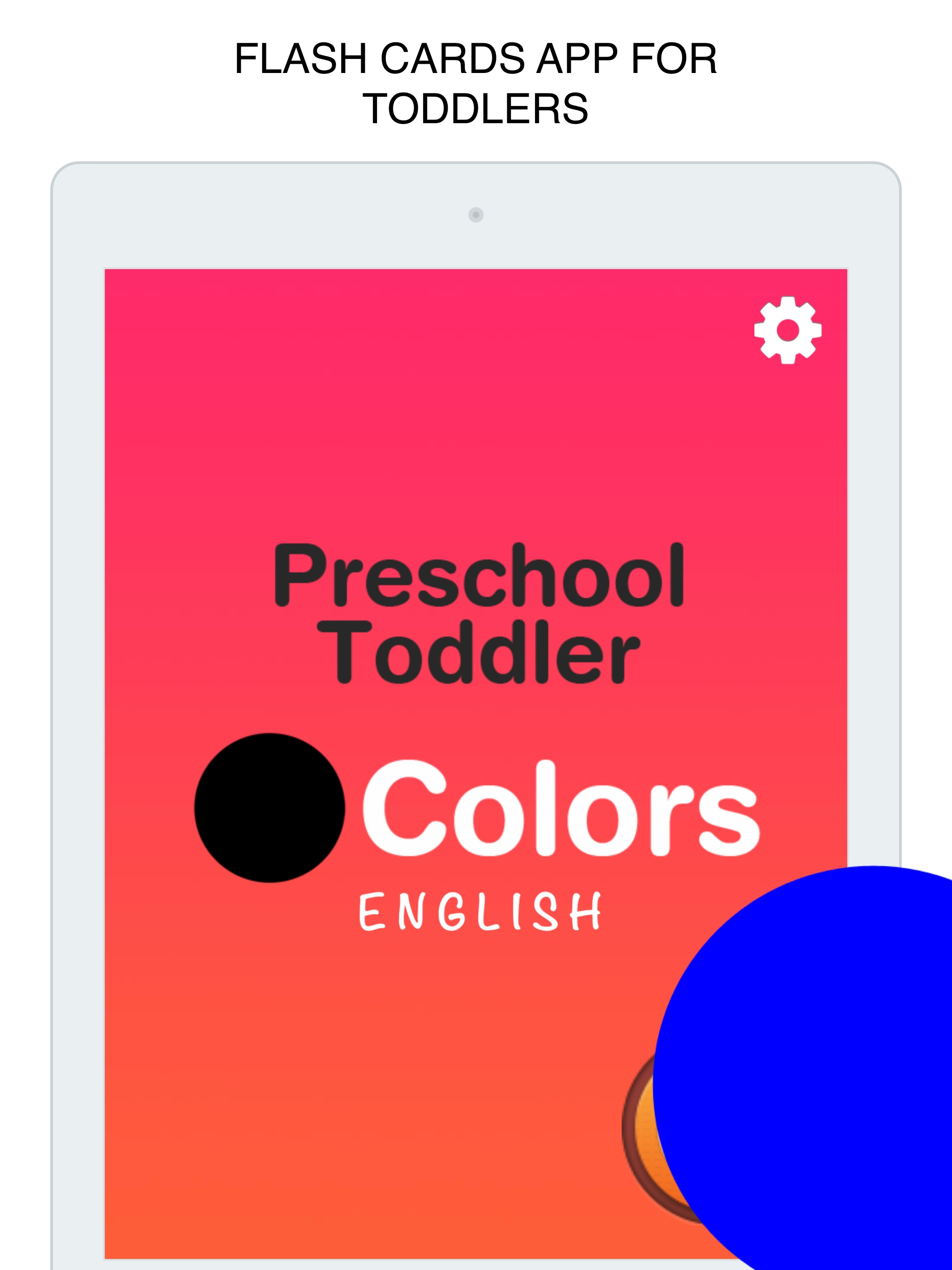 Colors Flashcard for babies and preschool