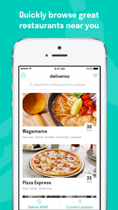 Deliveroo: Food & Shopping screenshot 1