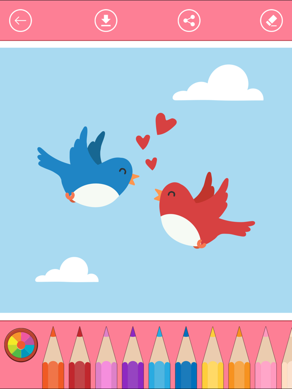 Screenshot #4 pour Livre À Colorier des Oiseaux Pour Les Enfants