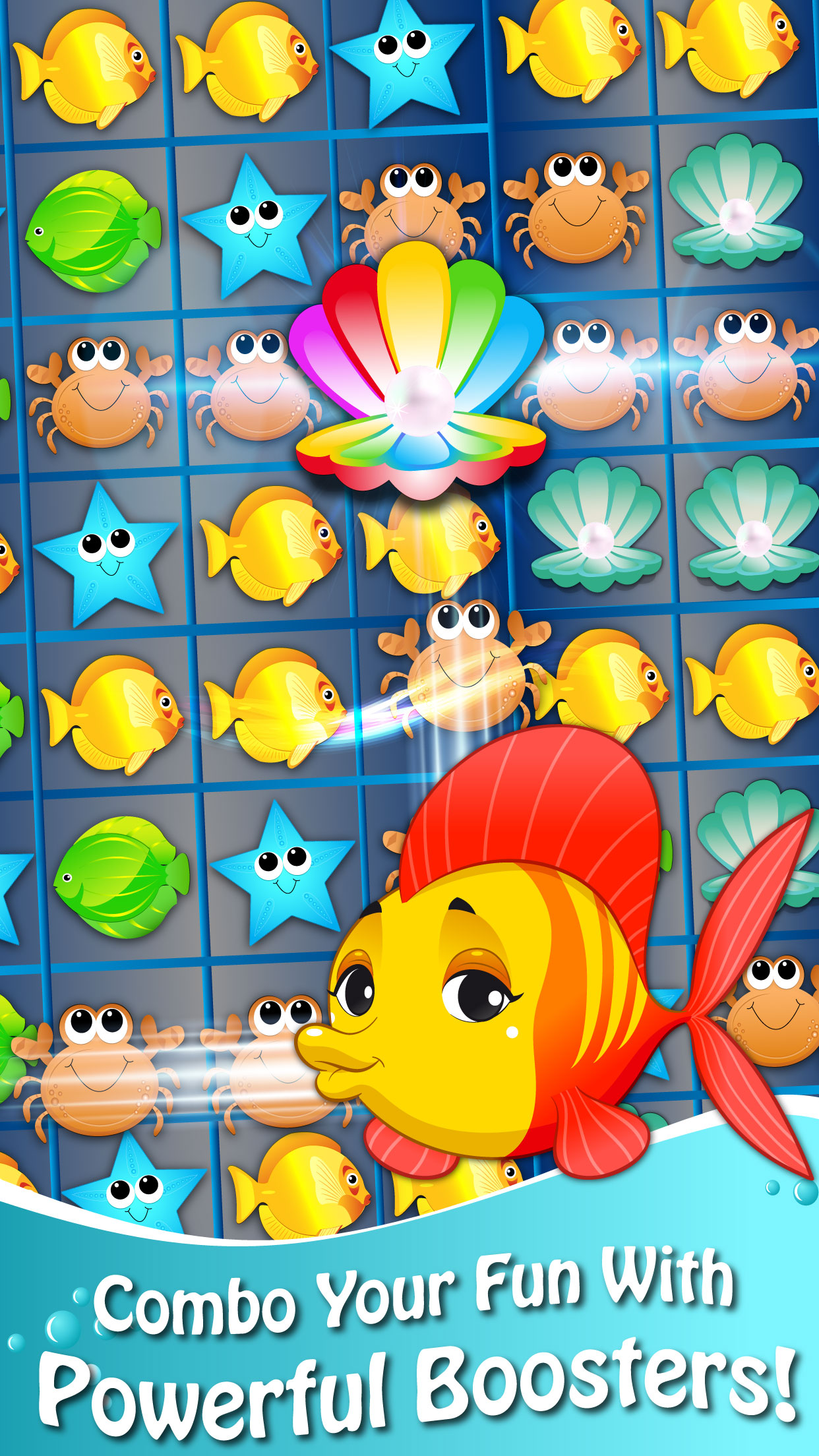 Fish Fantasy Match 3 screenshot 3