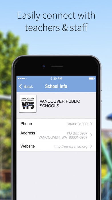 Vancouver Public Schools Screenshot