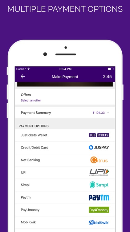 Justickets – Movie Tickets