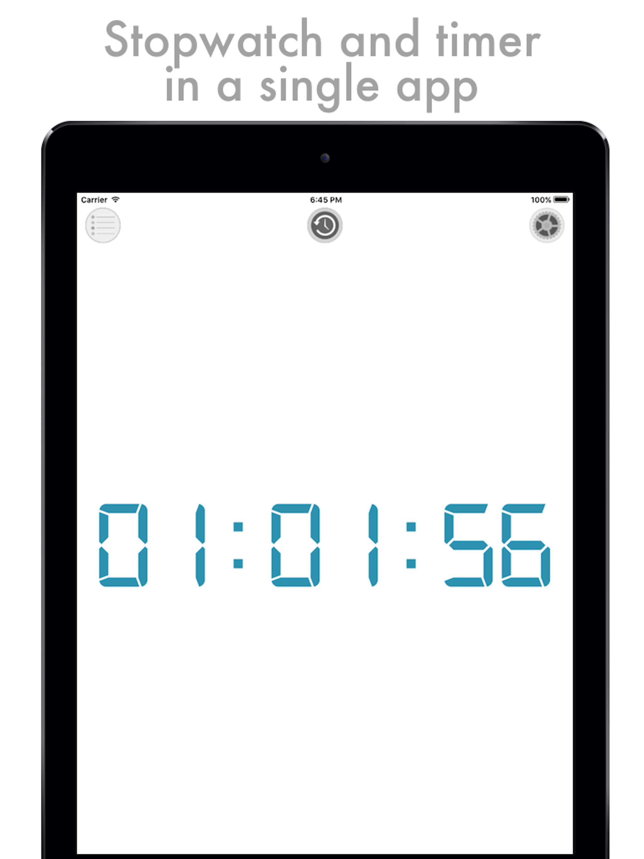 Ultra Chrono - both timer and stopwatch in one app
